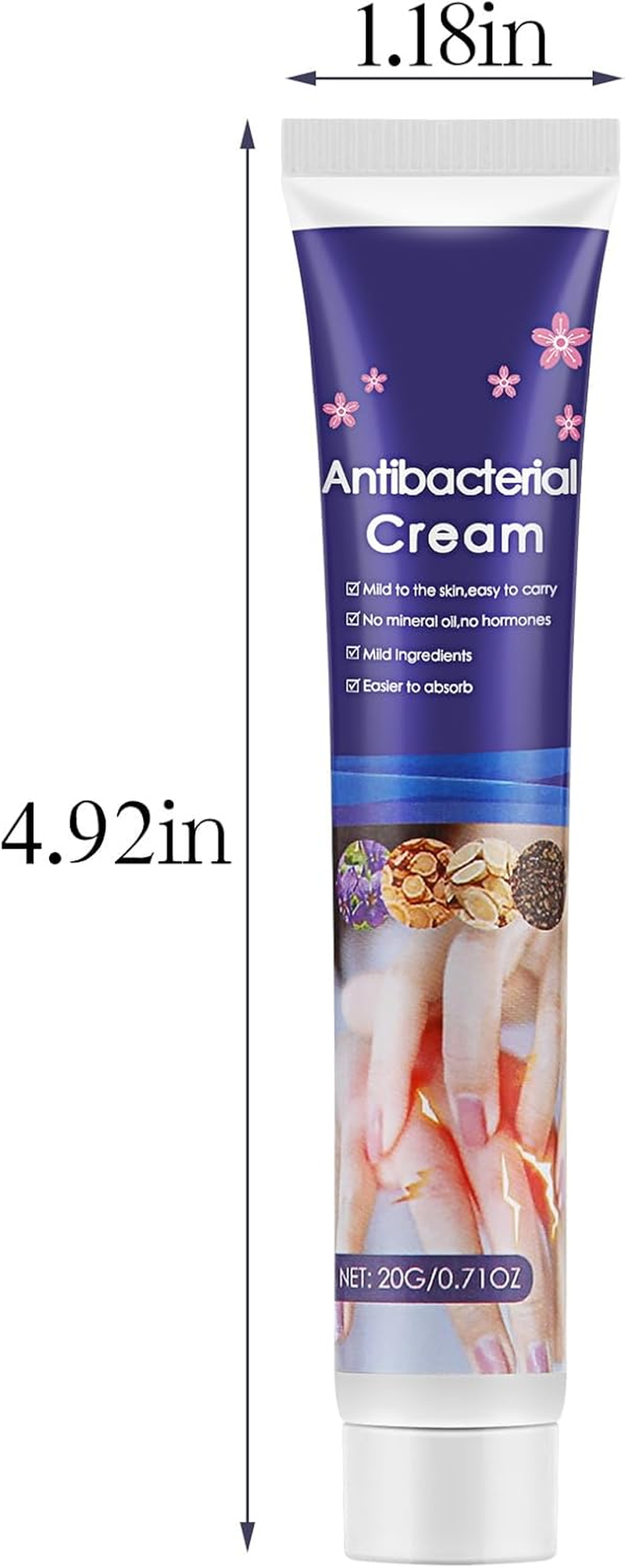 Psoriasis Creams Dermatitis Cream,Eczema,Soothes Red & Inflamed Skin,Moisturizing Body Cream,Lotion image number 1