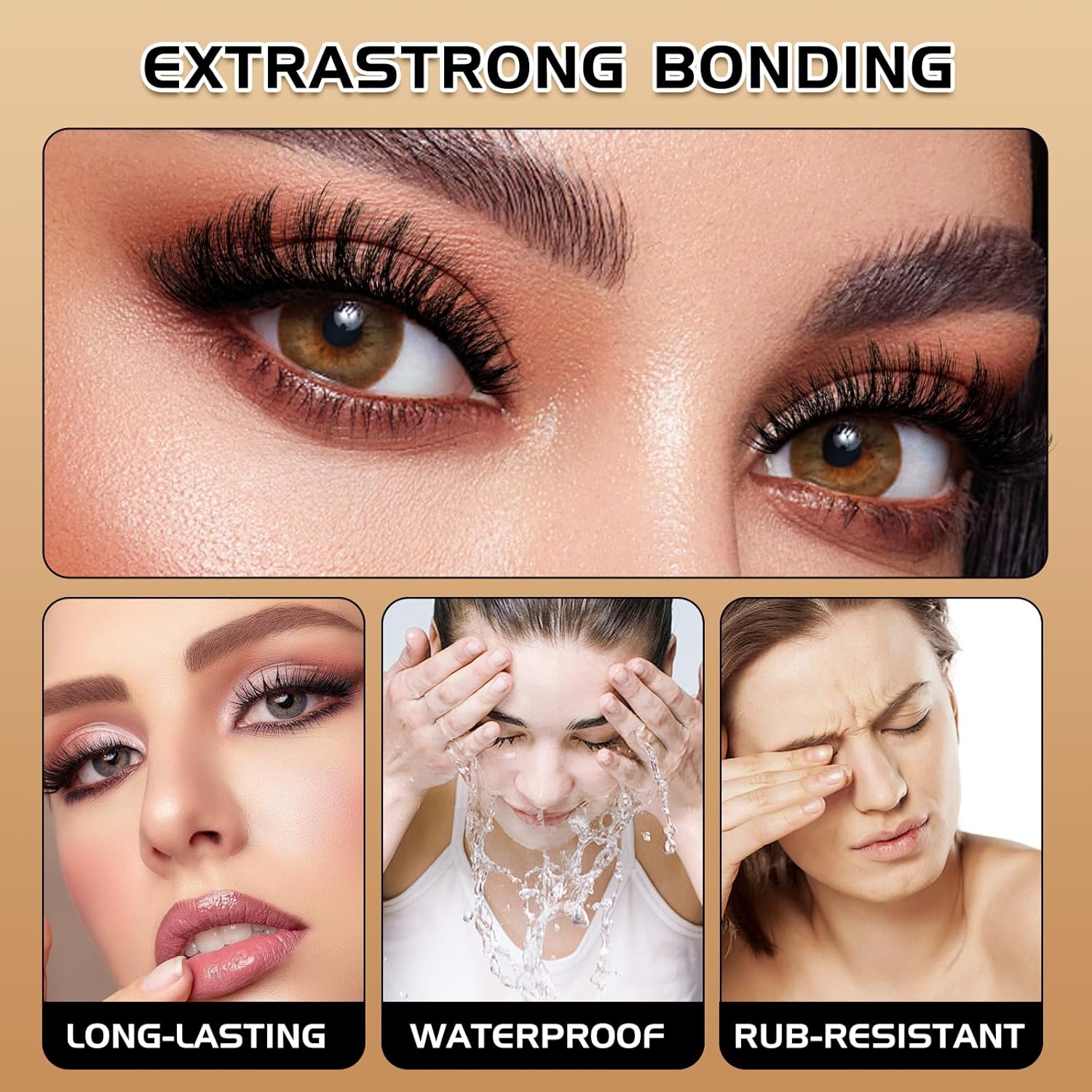 FADVAN Professional-Grade Eyelash Extension Glue - Black Adhesive, 5ML - Bondseal-10Ml image number 5