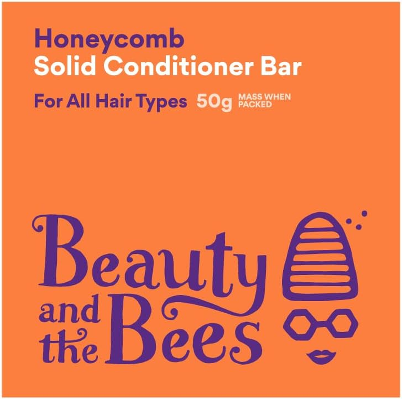Beauty and the Bees Honeycomb Conditioner Bar for All Hair Types - All Natural Ingredients - Tasmania Australia, 1.7 Oz image number 1