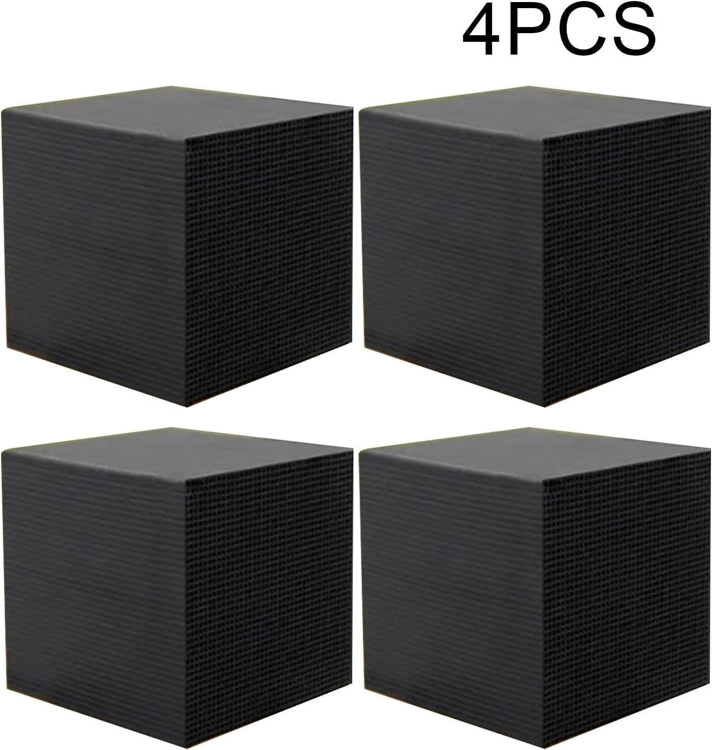 Water Purifier Cubes, Activate Carbon High-Efficiency Water Purification Filter 10 * 10 * 10Cm Durable Animal Water Purifier for Farm Fish Tank Aquarium/4 (Size : 4PCS) image number 5