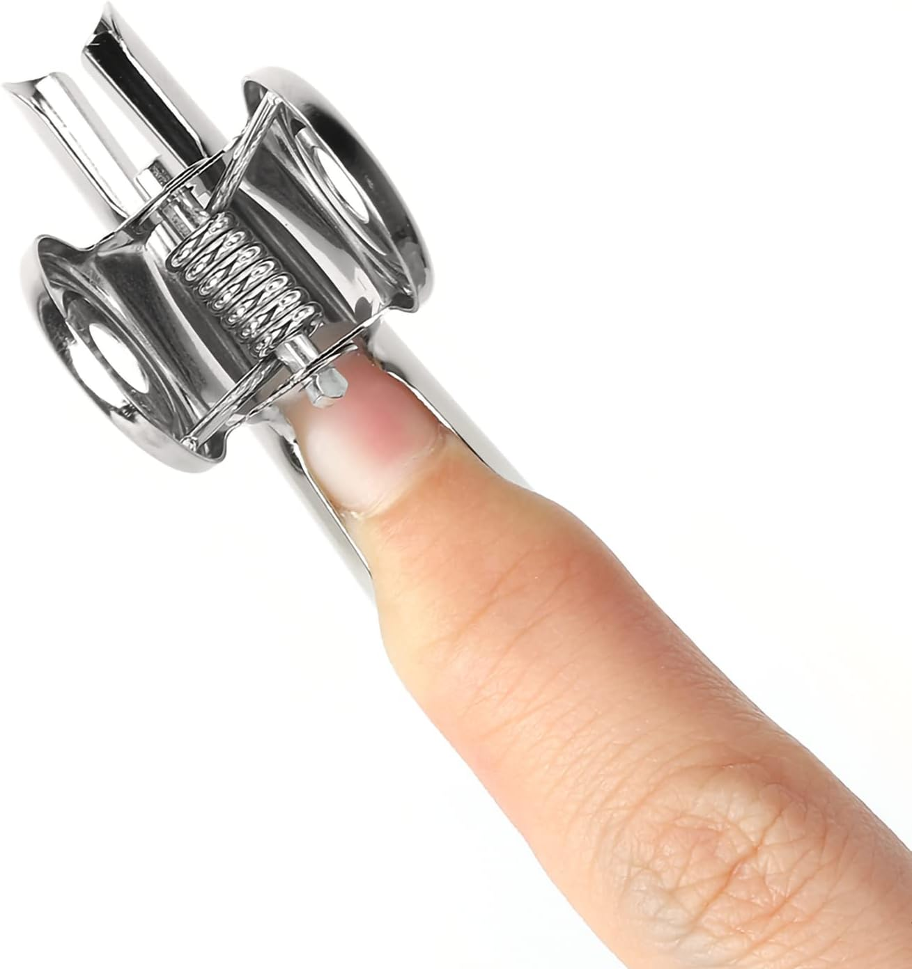 Kooingtech Pack of 5 Nail Extension Nail Clips, Stainless Steel C Curve Nail Clips, Fixation Accessories for Nail Art, Home, DIY, Salon image number 2