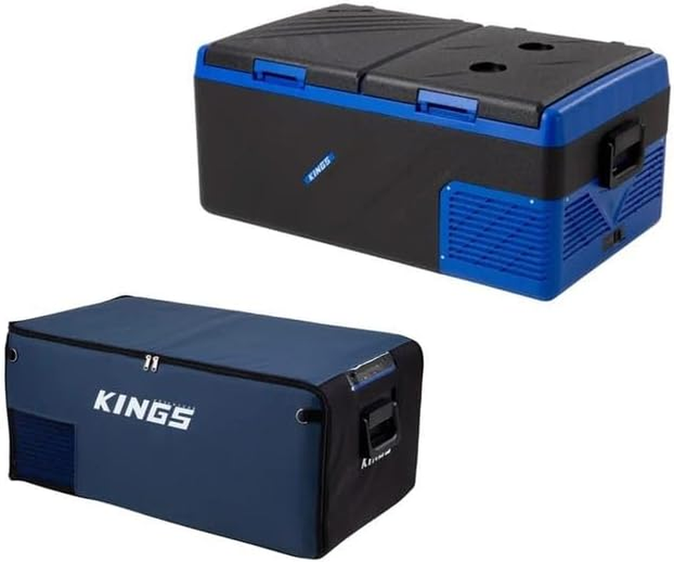 Kings Escape 75 Portable Fridge/Freezer 12/24V + Escape 75 Fridge Cover