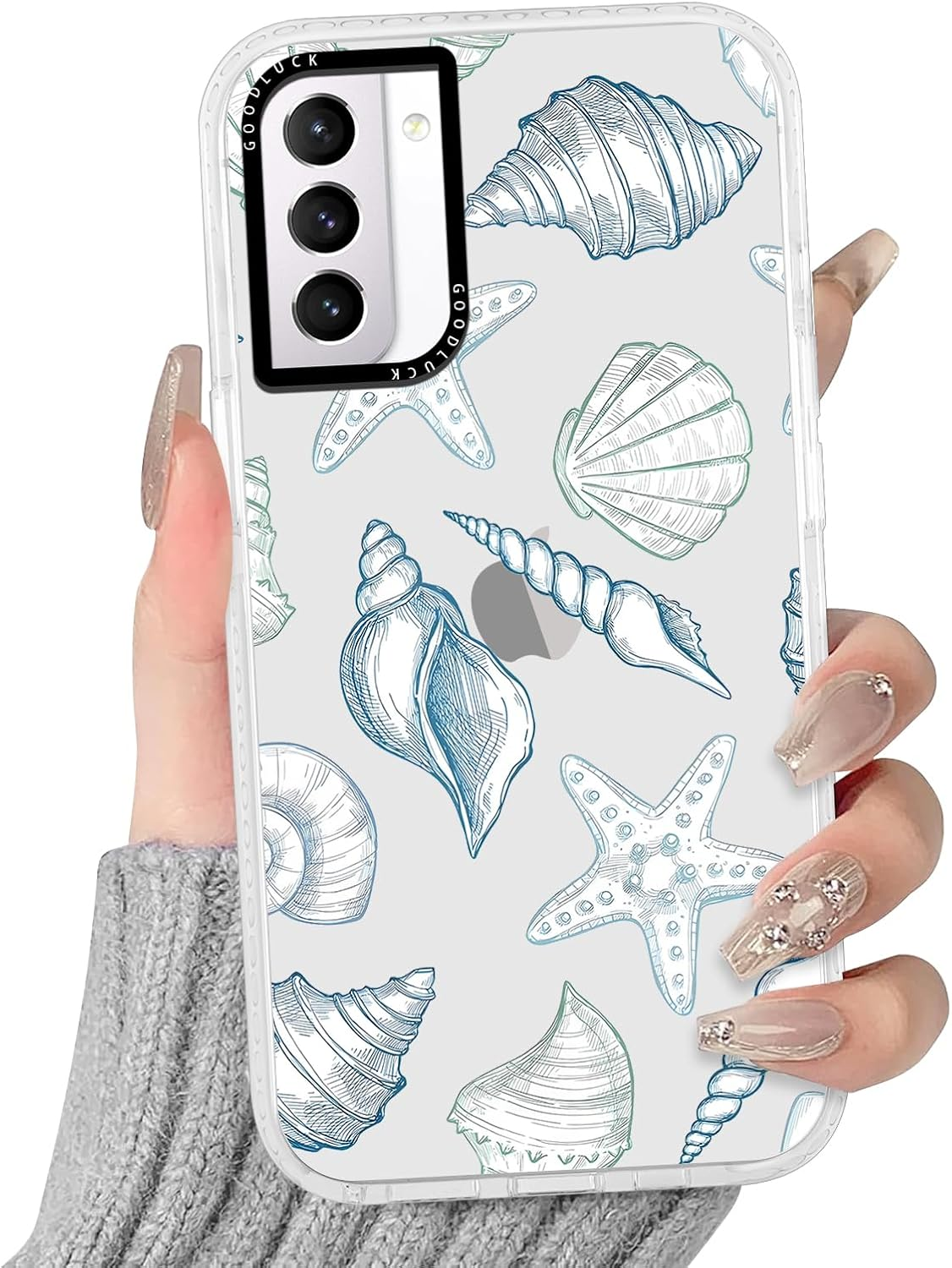 Yoedge Transparent Mobile Phone Case for Samsung Galaxy S24 FE Case, Aesthetic Hibiscus Flowers Summer Pattern Shell Design Girls Gift Protective Case Silicone Case for Samsung S24 FE 6.7 Inches