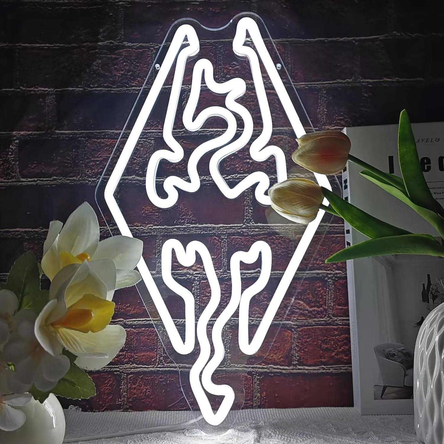 Vveikea Oh Baby Neon Sign Dimmable Neon Light Sign for Wall Decor Oh Babies Sign for Backdrop Led Sign for Baby Shower Wedding Birthday Gifts (16.5" X 7" Warm White)