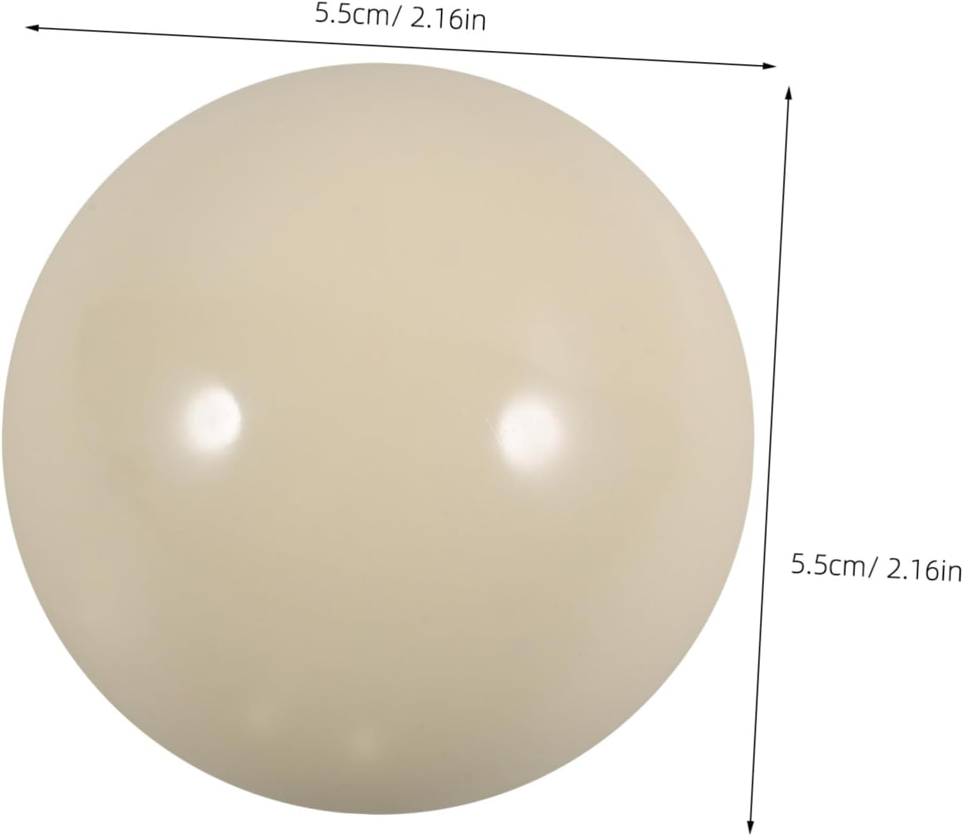 LAPYAPPE Billiard White Ball Pool Balls for Billiards Training Resin Material Replacement