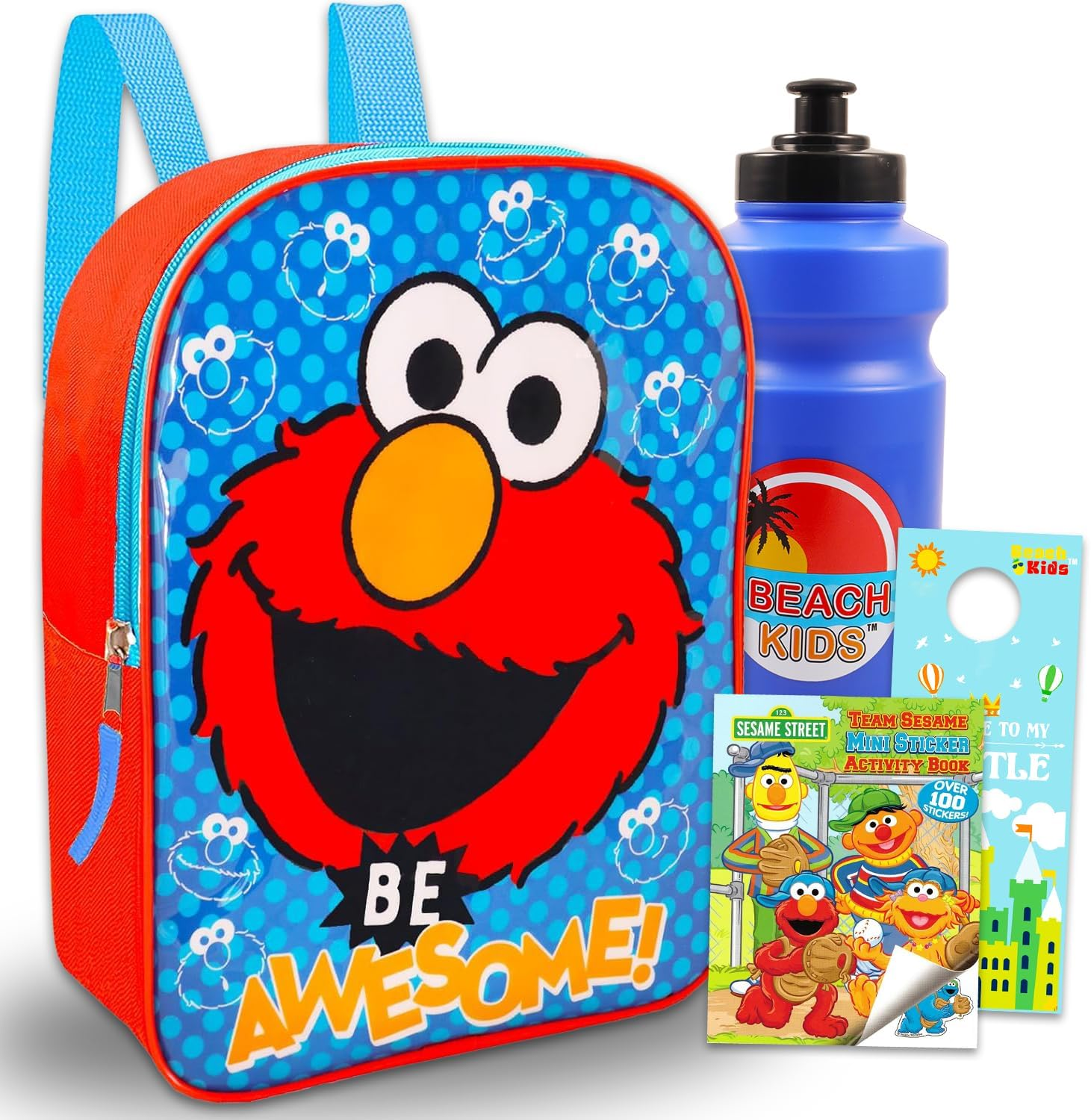 Disney Toddler Preschool Backpack 10 Inch Mini Backpack (Elmo) image number 2