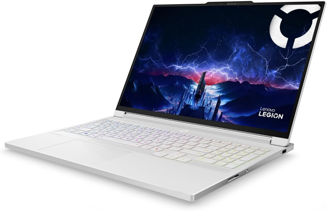 Lenovo Legion 7I 16IAX10 16 Inch OLED 240Hz Display Ultra 9 32GB 1TB RTX5070 Win11H AI Glacier White Gaming Laptop 83KY000MAU image number 4