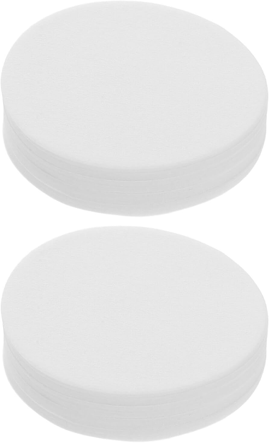 HONMEET 600Pcs Disposable round Coffee Paper Filters for Espresso Machines Precise Filtration Removes Sediment Oils Compatible with Small Coffee Pot Filters for Home and Office Brewing image number 2