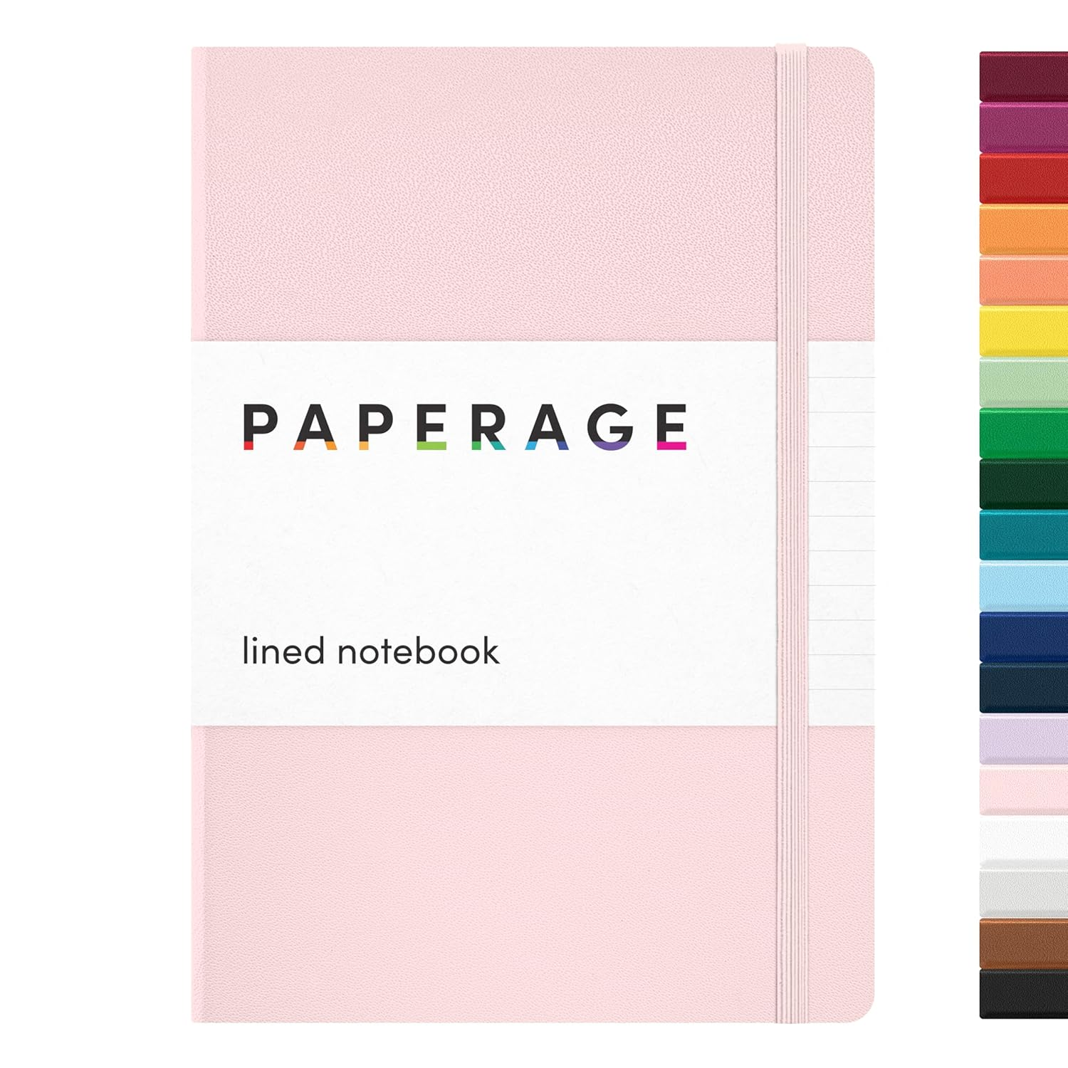 PAPERAGE Lined Journal Notebook, (Blush), 160 Pages, Medium 5.7 Inches X 8 Inches - 100 Gsm Thick Paper, Hardcover image number 2