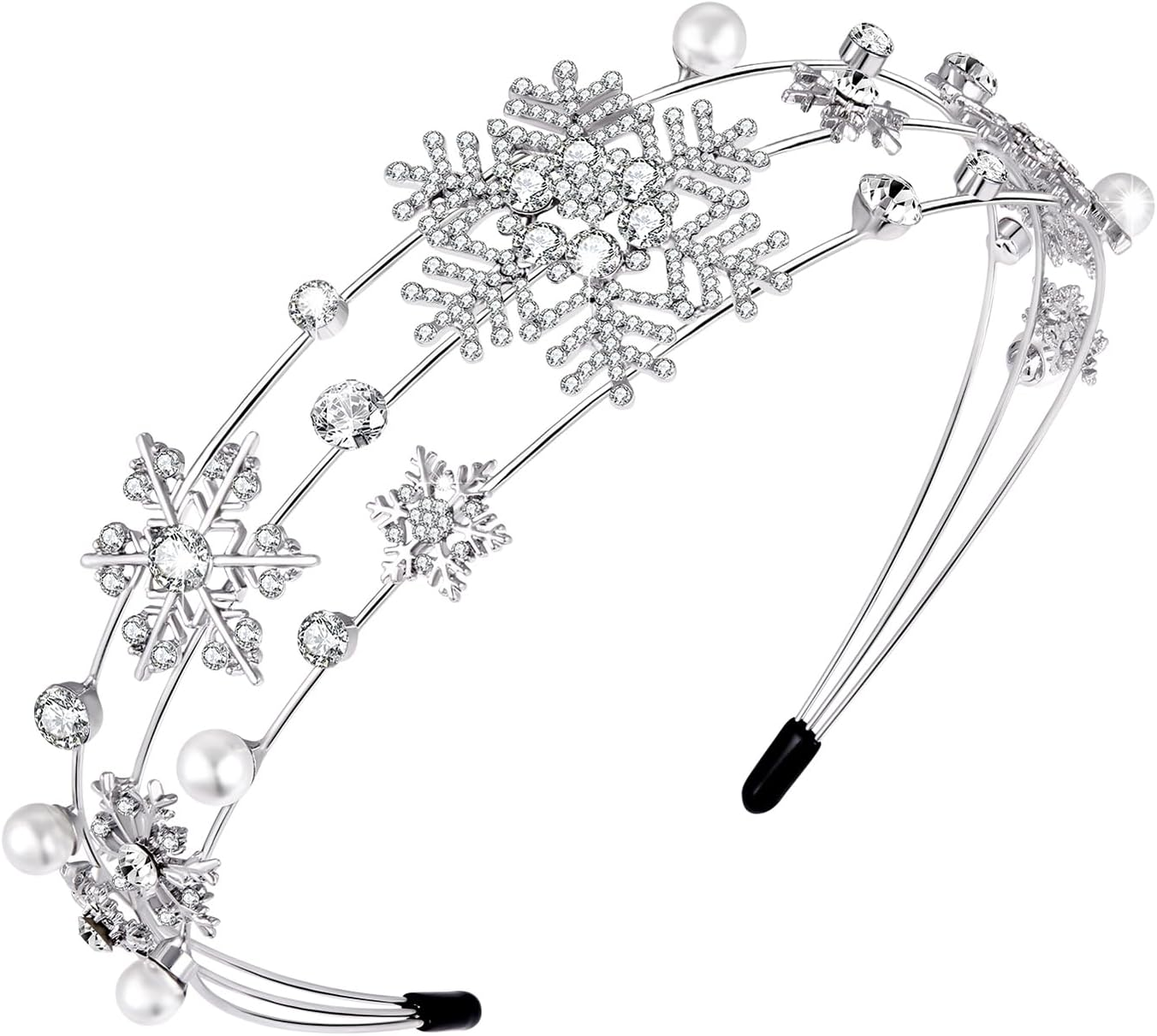 HEIDKRUEGER Halloween Headband for Women Crystal Spider Hairband Wide Alloy Gold Halloween Hair Hoop Accessories image number 6