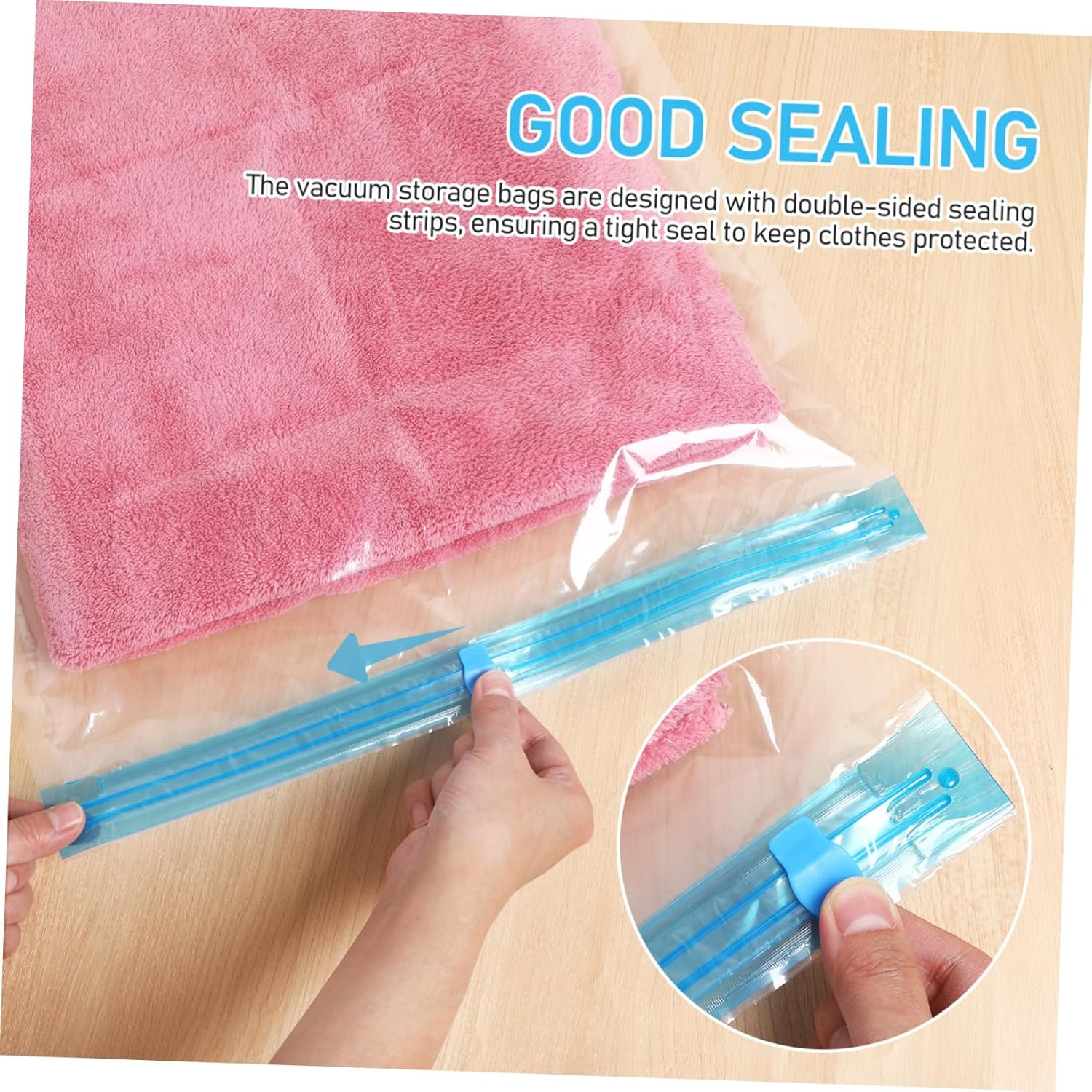 ABOOFAN 12Pcs Compression Bags Vacuum Travel Bags up Compression for Travel Essentials image number 6