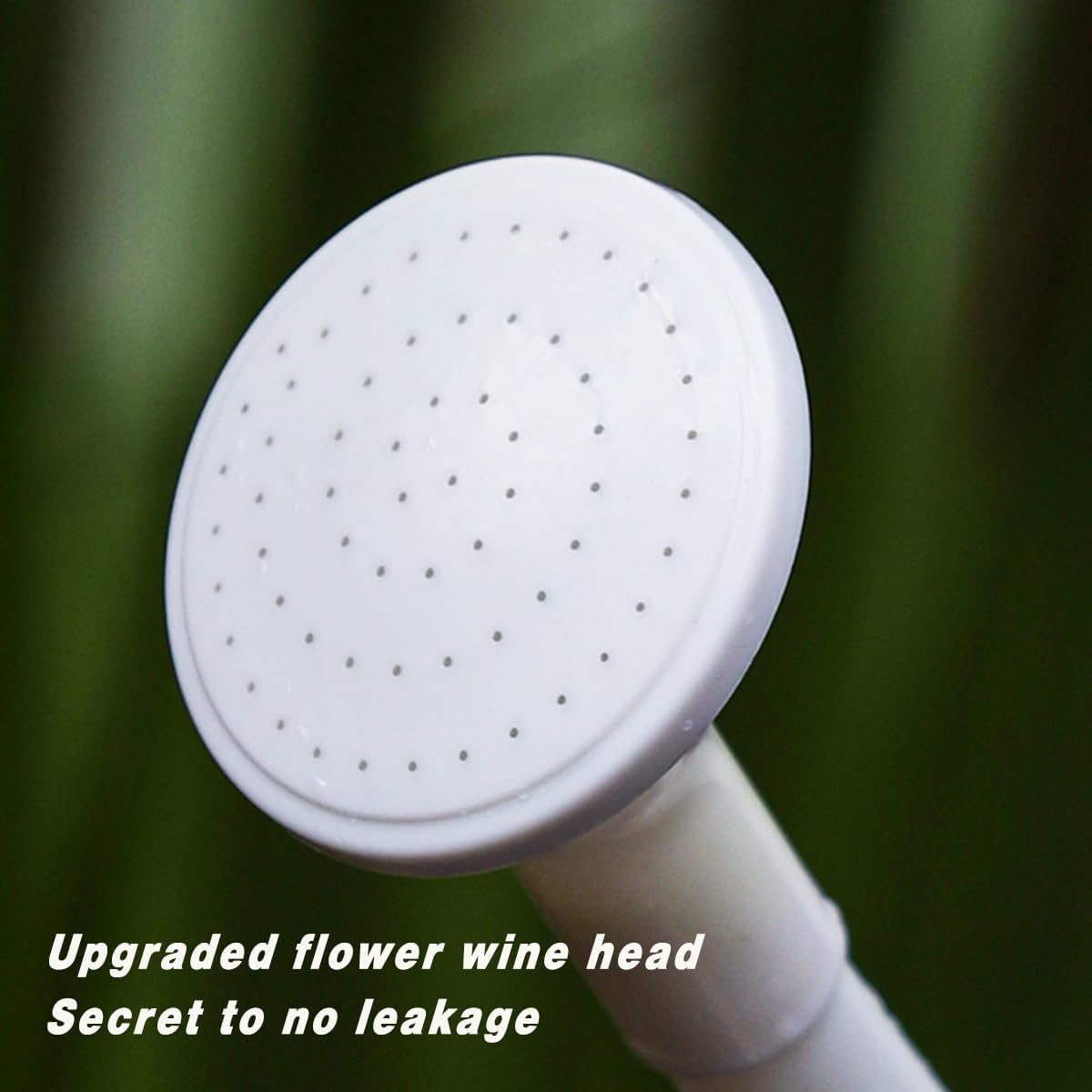 AIMALL Rotatable Sprinkler Head - 1.8L Plastic Garden Watering Can with Long Spout, Available in Gray, Green, Blue, Yellow, Pink, White, 7.67 X 5.9 Inch image number 3