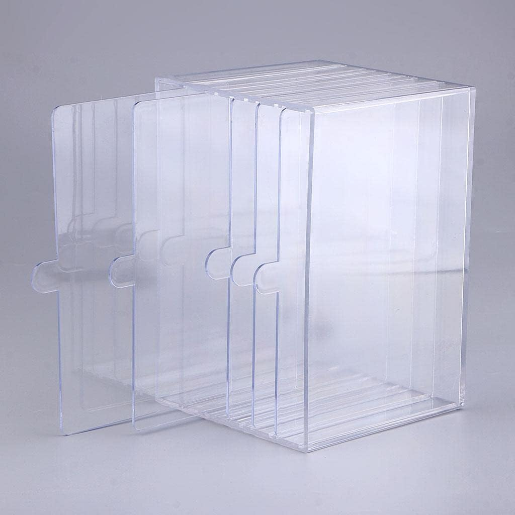 Eigell 2 Sets Acrylic Box Containers Case Practice Display Stand Acrylic False Nails Tips Holder and Shop image number 4