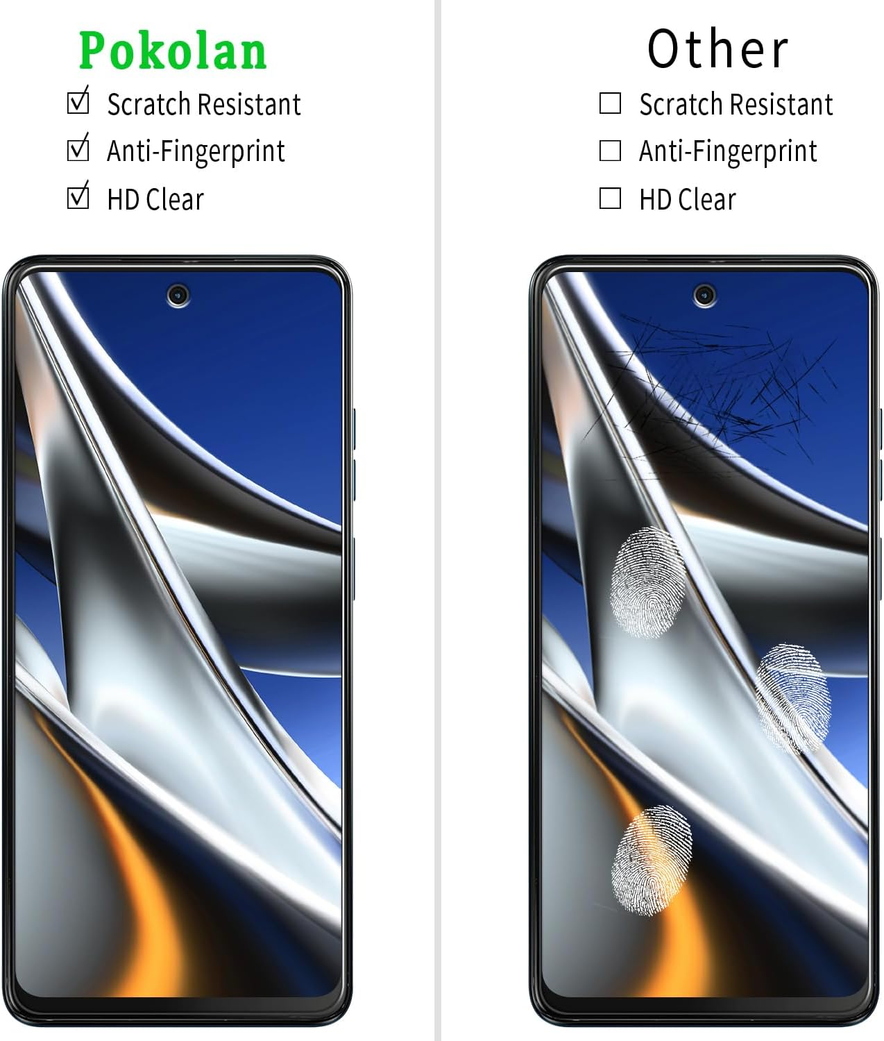 Pokolan 3 Pack Screen Protector for Motorola Moto Edge 50 Neo 5G Tempered Glass, 9H Hardness, Case Friendly, anti Scratch, Bubble Free, Easy to Install