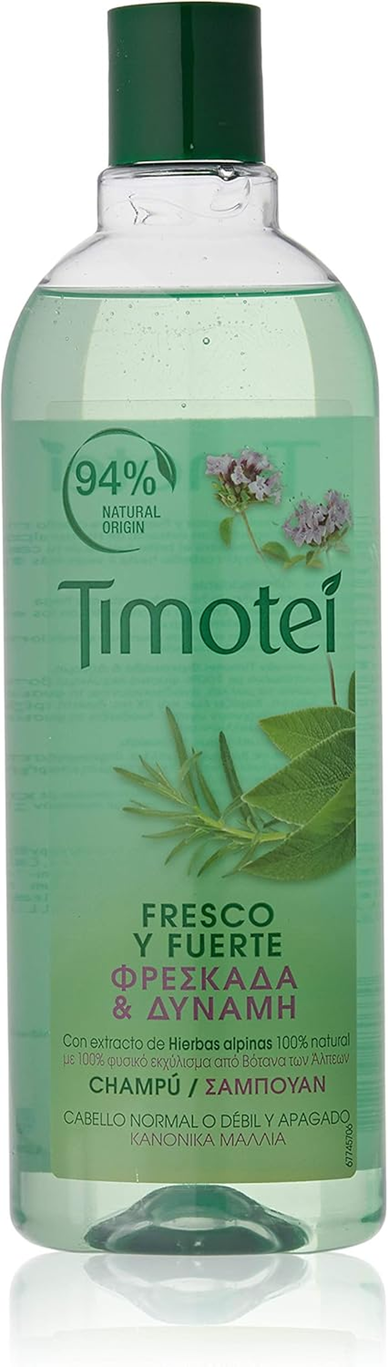 Timotei Herbs Shampoo 400 Ml image number 1