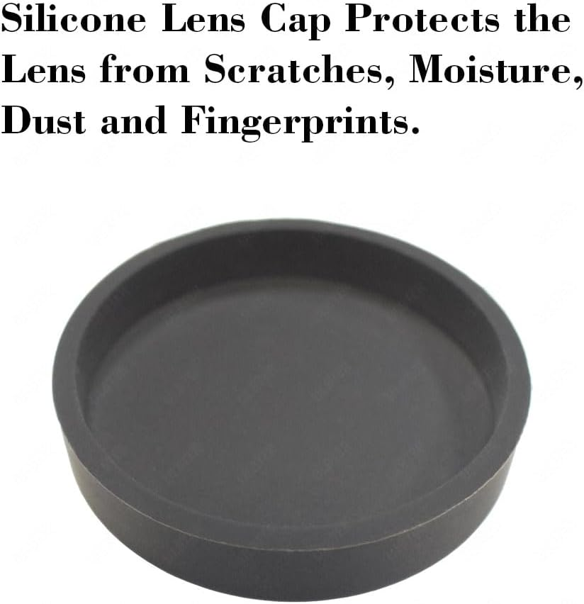 [2 Pieces] Rubber Lens Cover Cap for Fujifilm Instax Mini EVO Fuji Instant Camera, ULBTER Lens Cap Accessory image number 3