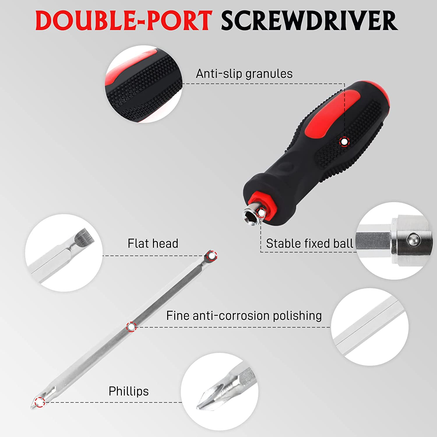 Noone Roadside Assistance Auto Emergency Kit + First Aid Kit - Orange Bag - Contains Jumper Cables, Tools, Reflective Safety Triangle and More. Ideal Winter Accessory for Your Car, Truck, Camper image number 2