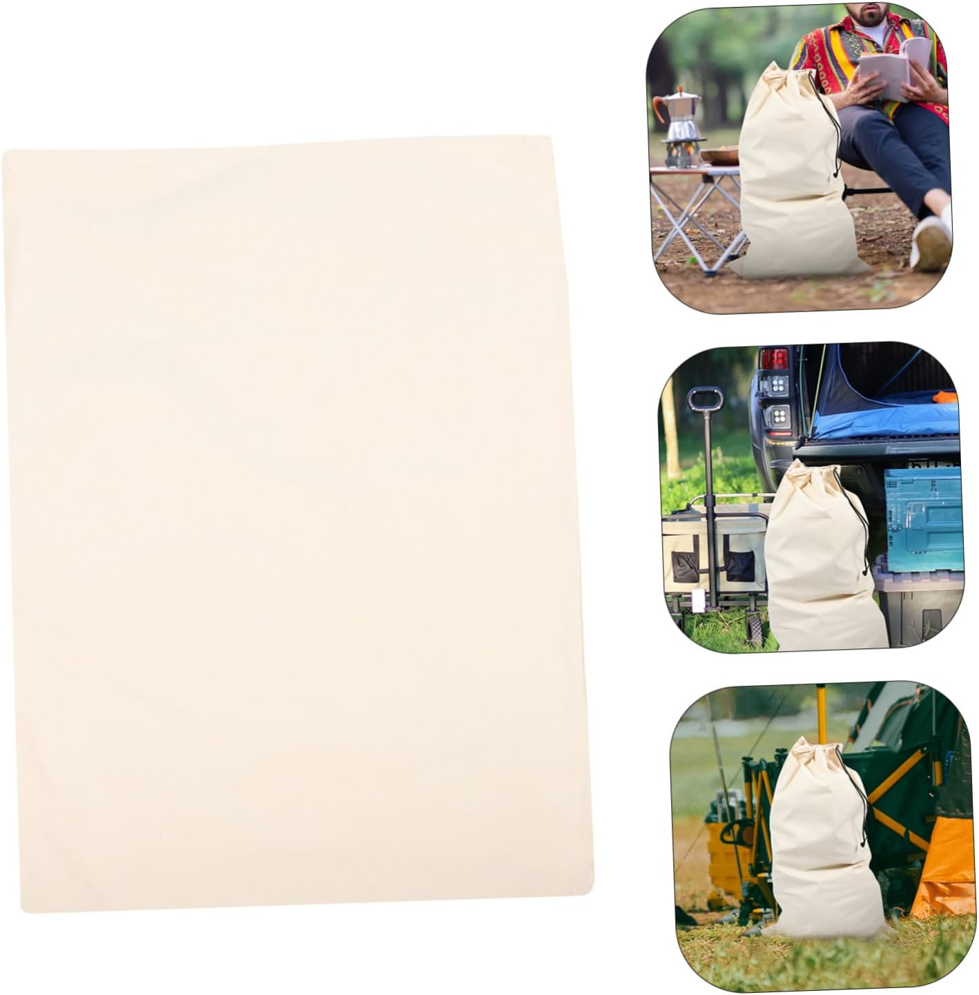 COOLHIYA Outdoor Game Bag Hunting Bag Large Capacity Drawstring Closure Camping Packing Pouch Clothes Organizer for Travel and Outdoor Activities image number 4