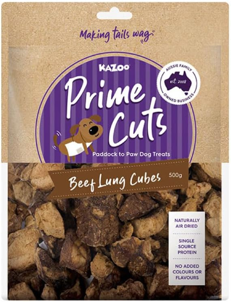 Kazoo Prime Cuts Beef Lung Cubes - 500Gm