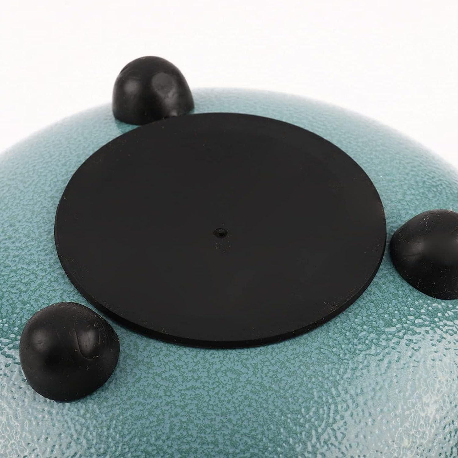 Steel Tongue Drum 6 Inch 11 Notes Hand Drum, Chakra Tank Drum Steel Percussion Padded Travel Bag Sticks Music Book, Sound Healing Instruments for Musical Education Entertainment Meditation (Malachite) image number 2