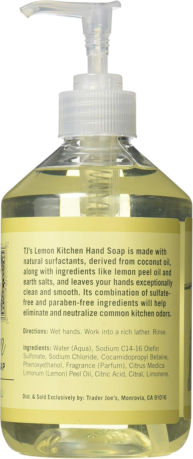 Trader Joes Next to Godliness Hand Soap (Lemon Kitchen Hand Soap) image number 1