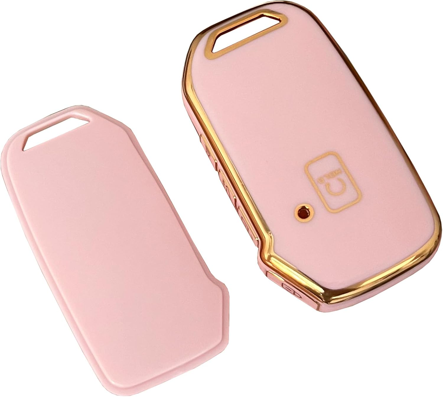 For Kia Key Fob Cover Keyless Remote Smart Key Shell with Keychain Fit for Kia Ceed Cerato Forte NIRO Seltos Sorento Soul Sportage Telluride (Pink) image number 5