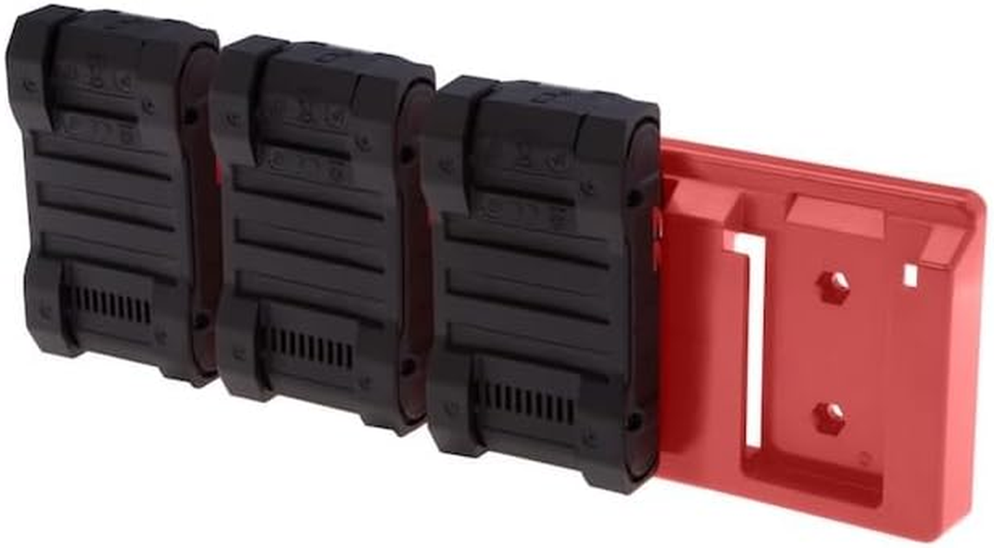 48 Tools Battery Holder Mount for Hilti Nuron 22V Battery Holder | Uv-Stabilized ABS for Indoor & Outdoor Use | Secure Wall & Tool Mount for Hilti 22V Batteries | Heavy-Duty & Easy Access image number 2