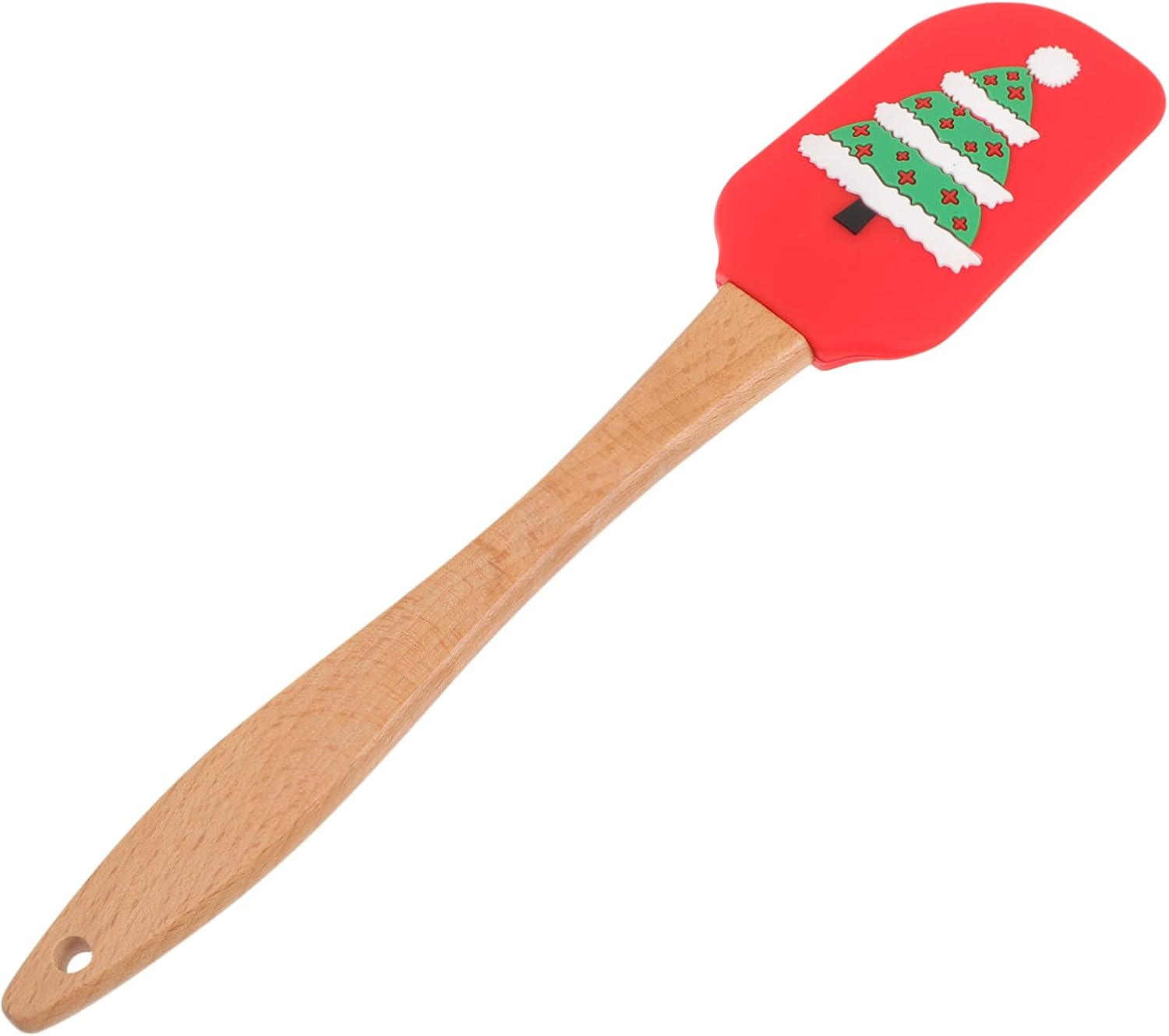 Cake Butter Spatula Handle Adorable Kitchen Gadget for Baking Silicone Spatula for Mixing and Spreading for Christmas and Housewarming image number 1