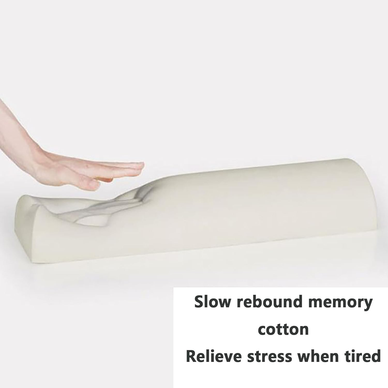 SYGELER 40X20X9Cm Half round Massage Table Bolster Pillow | Massage Table PU Leather Knee Pillow for Lower Back/Leg/Neck Pain Relief image number 2