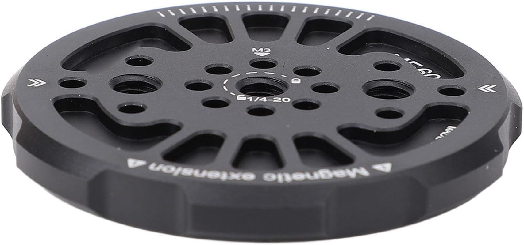 Magnetic Phone Tripod Mount Adapter - Universal Compatible with Phone 16/15/14/13/12 Series, 1/4" Screw Hole for Tripod/Selfie Stick, Aerospace Aluminum Alloy Magnets Phone image number 2