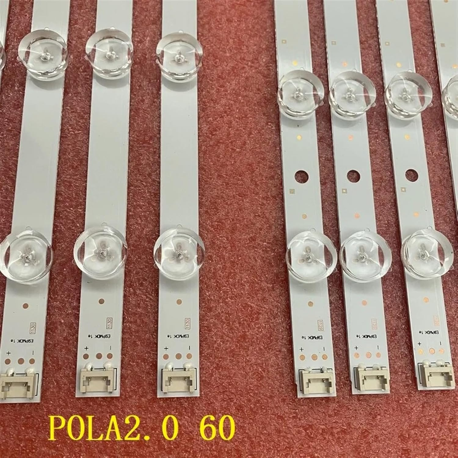 Kit 20Pcs LED Backlight Strip for TV 60Ln5700 POLA2.0 60 Inch 60LN549E 60LN5400 60LN5600 60LA620S 60LA6200 60LN5710 image number 1