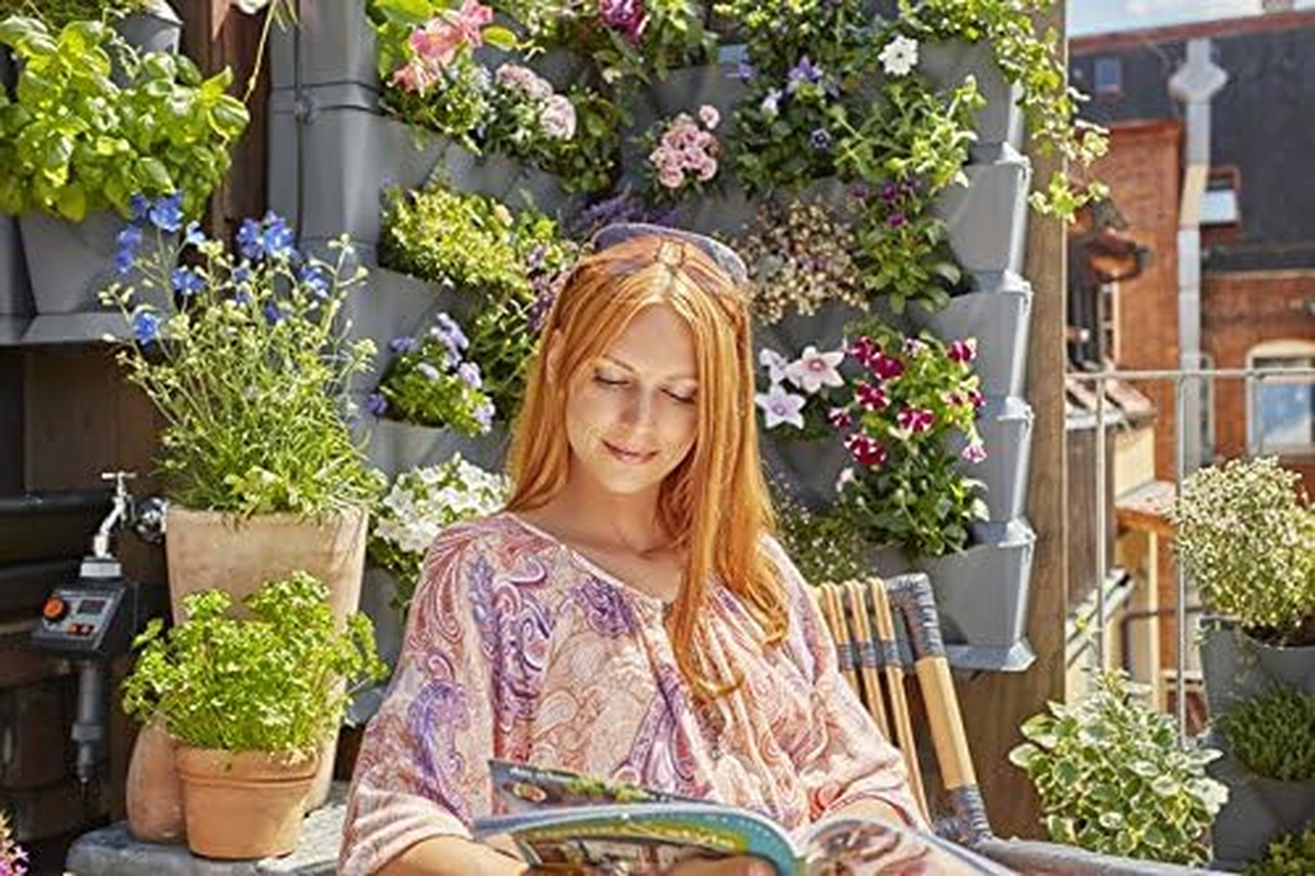 Gardena Natureup! Micro-Irrigation Vertical Kit: Watering System for up to 27 Plants (13156-20), Grey, 5.5X22X32 Cm image number 6