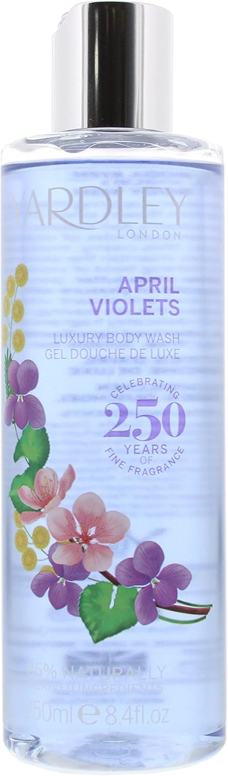April Violets by Yardley Luxury Body Wash 250Ml image number 2