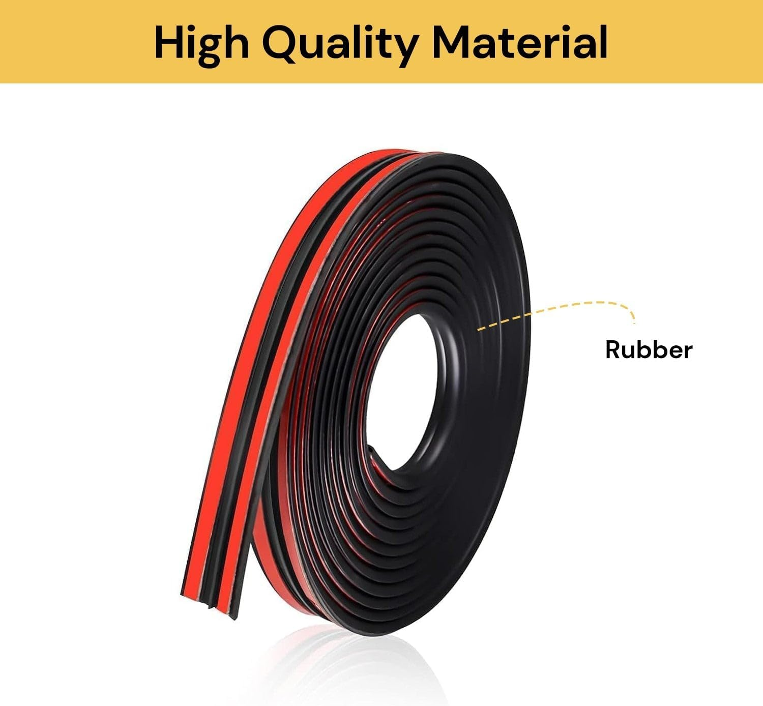 2M Universal Windshield Seal Strip, 14Mm Weather Strip Adhesive Automotive Car Edge Protector, Car Door Rubber Seal Stripping for Car Front Rear Sliding Doors, Trucks (2M) image number 6