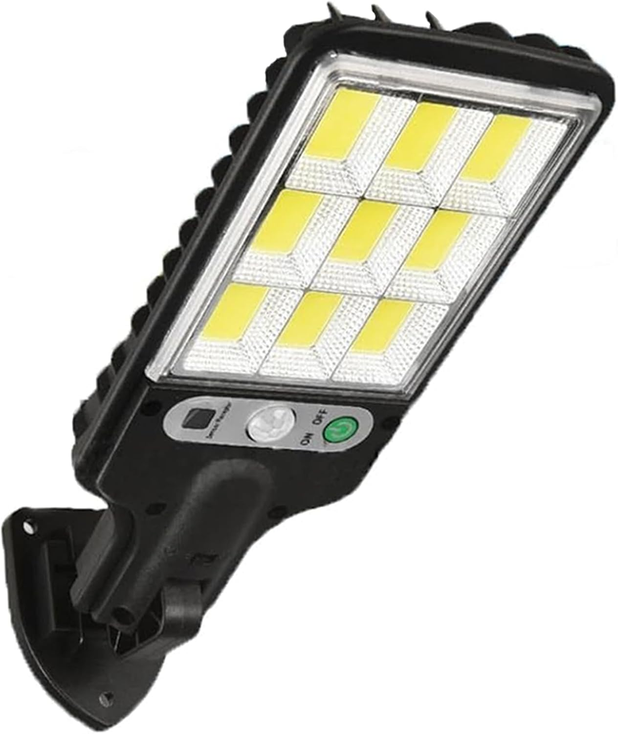 Solar Street Lights, Waterproof - Wide Angle Solar Street Lamp Outdoor with Motion Sensor, 108 Leds Solar Wall Light for Garden, Street, Deck, Yard, Garage Solar Flood Light (1 Pack) image number 2