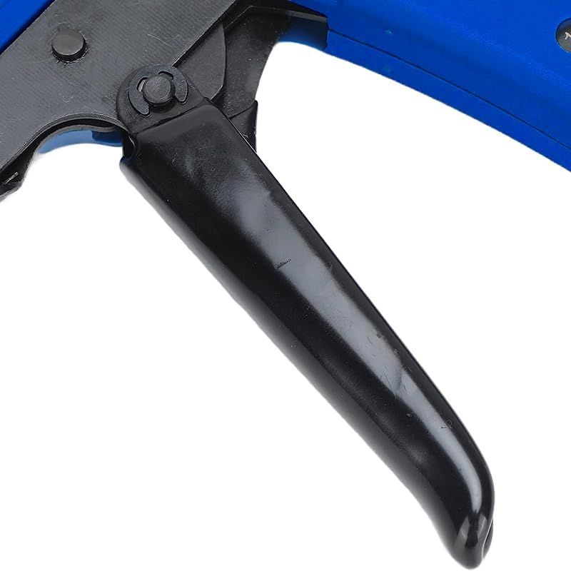 AIMALL Cable Tie Gun Tensioning Cutting Tool for 2.4-4.8Mm Nylon Wire, Adjustable Tension Fastener, Aluminium Alloy, for 2" to 13.5" Cable Ties