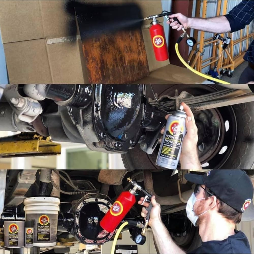 Fluid Film Aerosol Can Black 333G