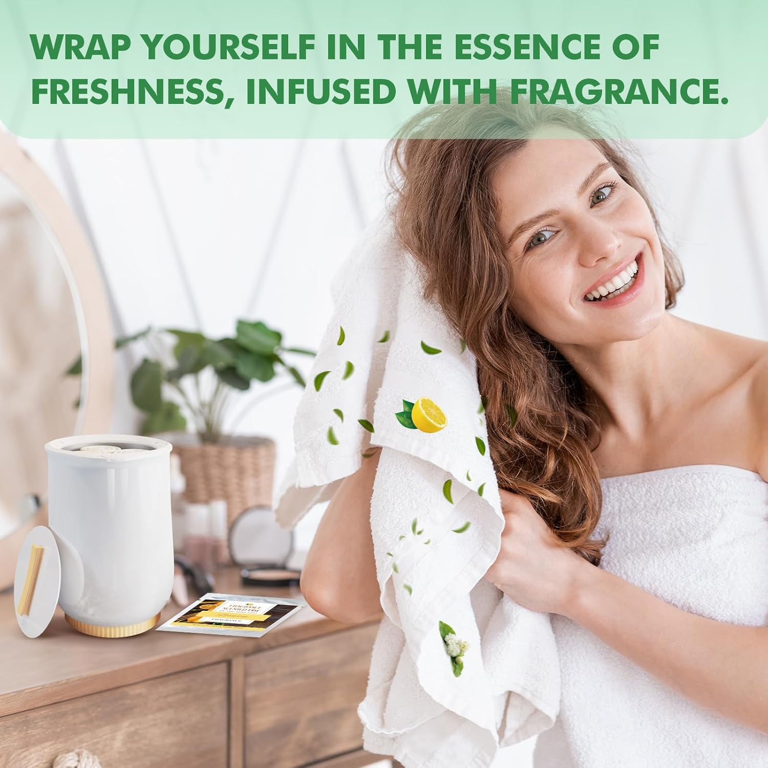 Leelosp 45 Pieces Towel Warmer Fragrance Disc 15 Fragrant Scents Fragrance Scented Pads Aromatherapy Tablets for Towel Warmer Home Fragrance Accessories, Fresh Aroma Stays for 30 to 60 Days