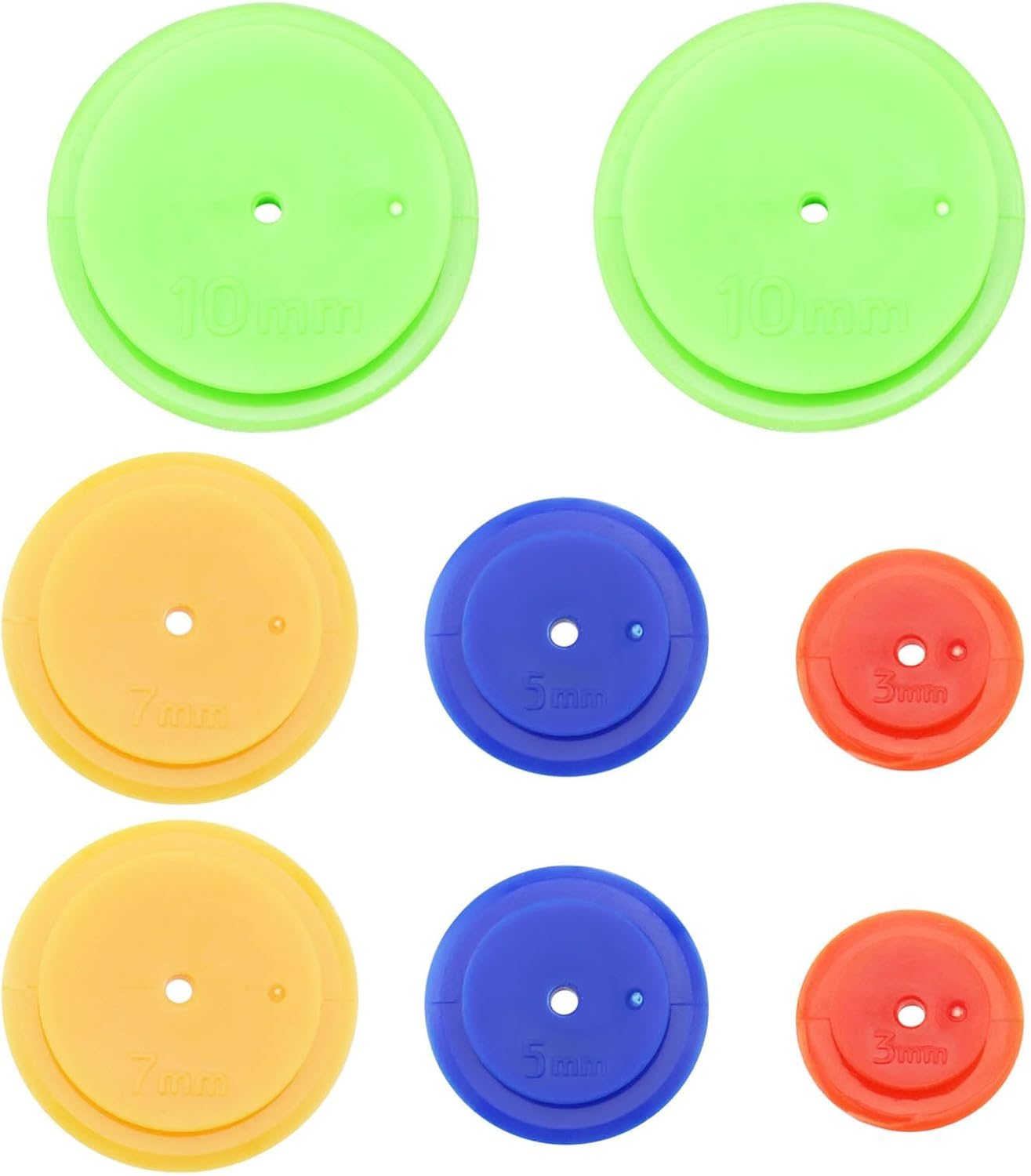 VGOL 8Pcs Seam Admission Marker Mix Size Sewing Wheel DIY Sewing Tracing Wheel for Sewing Machine Sewing Crafts DIY Embroidery (Random Color) image number 1