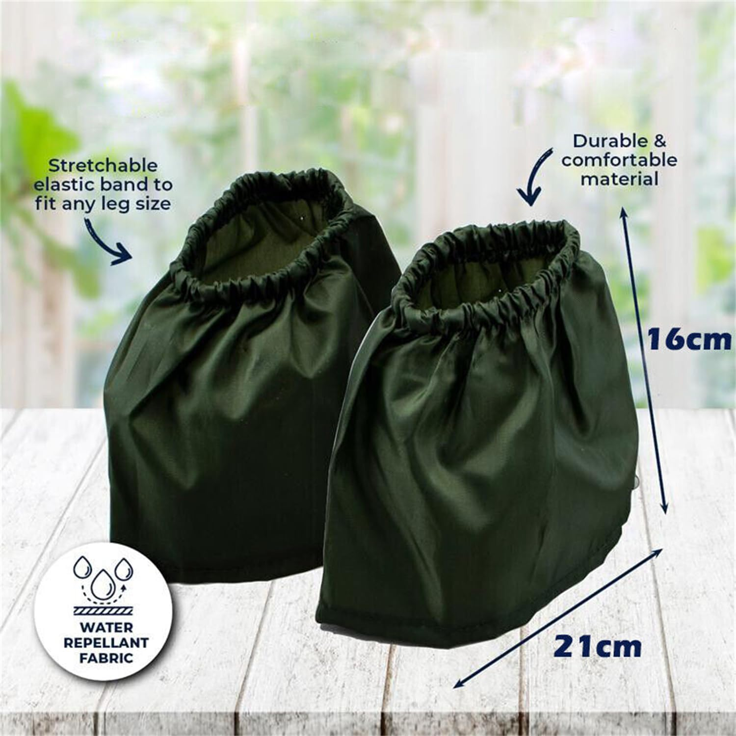 Leona Co Reusable Boot & Shoe Covers Protectors Savers Water Resistant Protectors for Gardeners Work Home (Randomly Color) image number 4