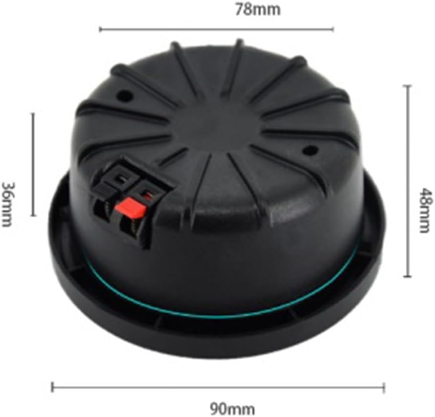 Zozii 1 Pair Waterproof 4Ohm 15W Full Marine Boats Ceiling Wall Speaker Lawn J60A(White) Easy to Use