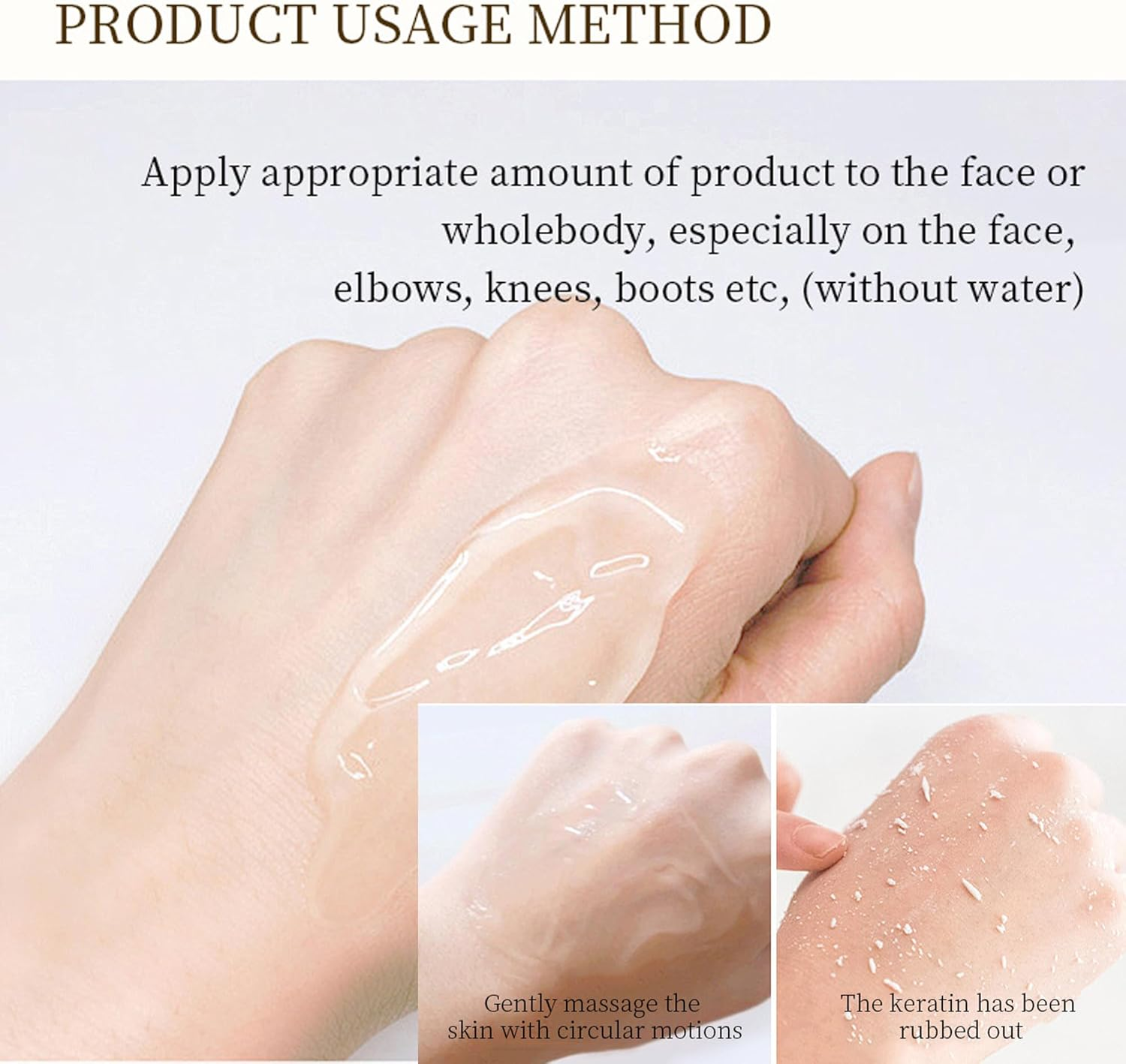Orange Exfoliating Gel Scrub for Face and Body,Deep Cleansing Moisturizing Facial Exfoliator,Remove Blackheads Moisturize Cleansing,Body Exfoliating Gel for All Types Skin,50G image number 3