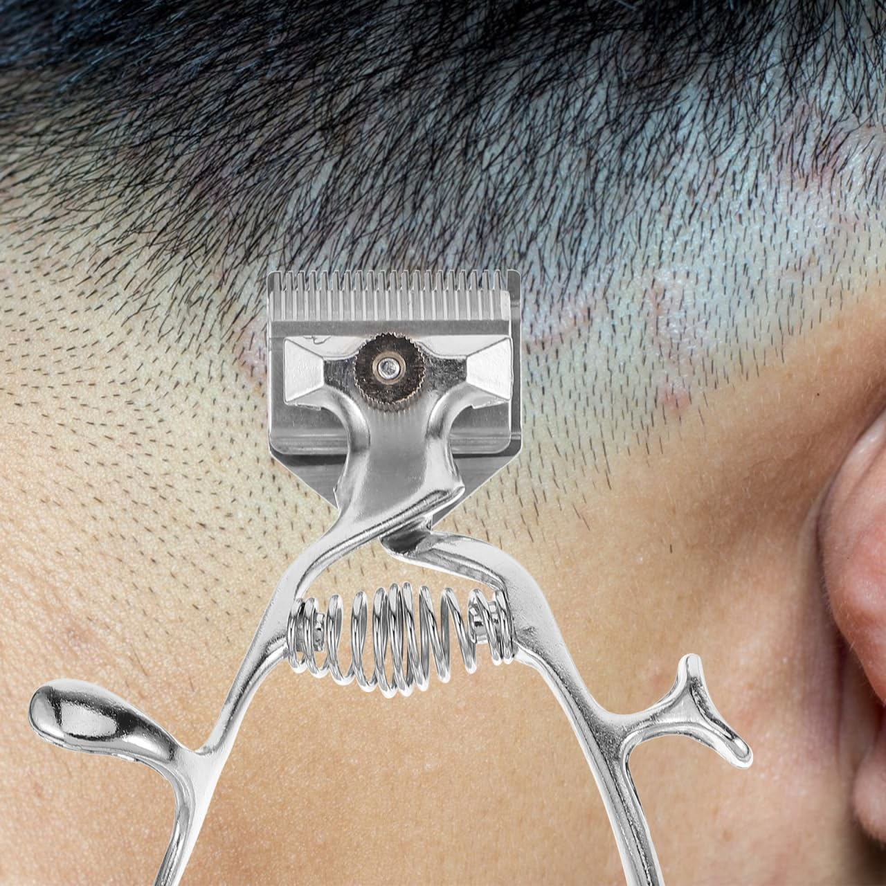 Healvian Old Fashioned Manual Haircut Hair Trimmer Hairdresser Non-Electric Scissors Stainless Steel image number 4