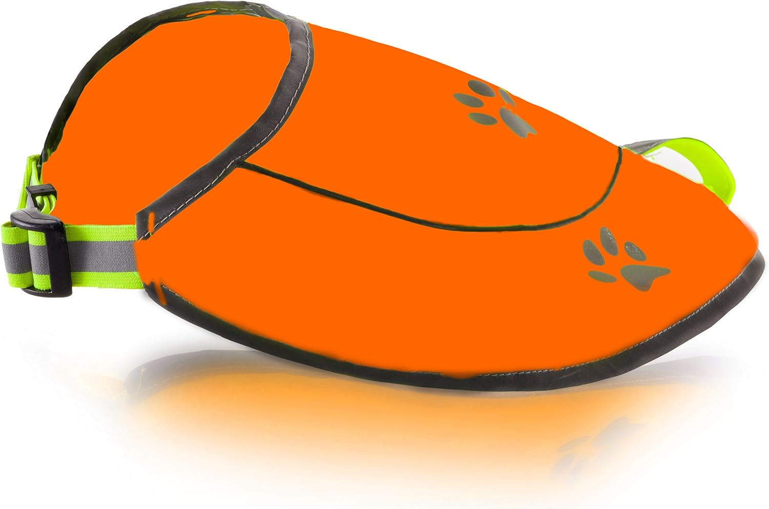 Dog Safety Reflective Vest -Hunting Waterproof Yellow Vest for Best Visibility at Day and Night with Claps, Connectors Comfortable Adjustable Size Size XL - Yellow Color (XL, Yellow)