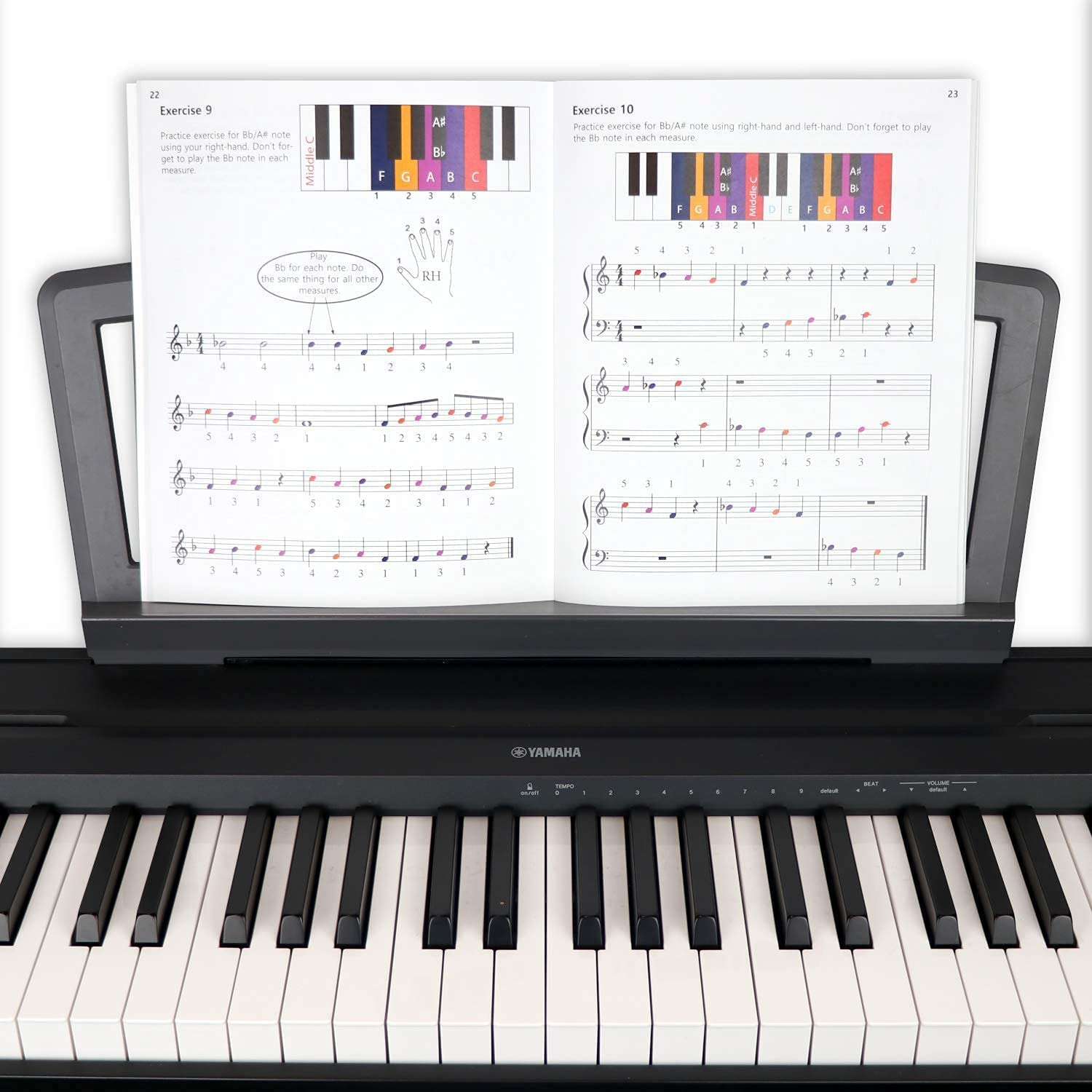 Piano Lessons Book 2: a Complete Guide for Kids and Beginners; Color Coded Staff Notes; Designed and Printed in USA image number 2