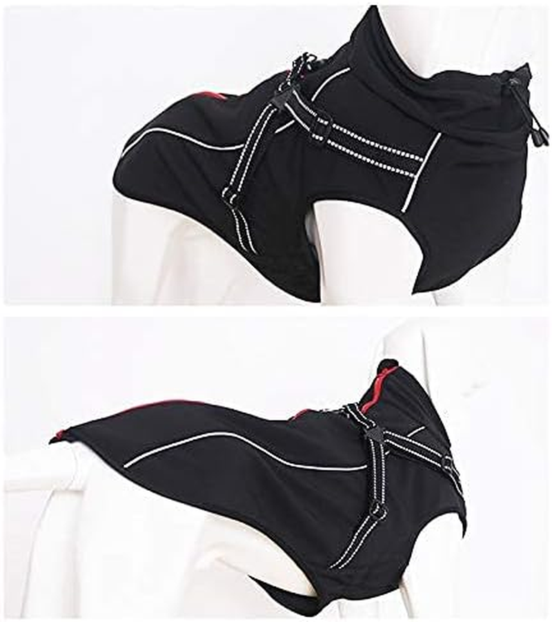 New Medium Large Pet Dog Waterproof Vest Coat Dog Jacket Orange/Black S M L XL (Xlarge, Black) image number 5