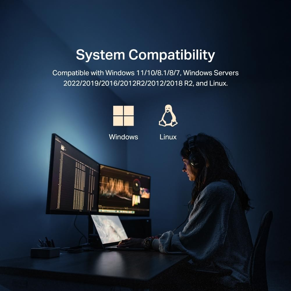 Mercusys 2.5 Gigabit Pcle Network Adapter, Versatile Compatibility, Wake-On-Lan, Energy-Efficient Ethernet, Lag-Free Gaming, 4K Streaming, Supports Windows, Windows Servers, and Linux (MA310E) image number 1
