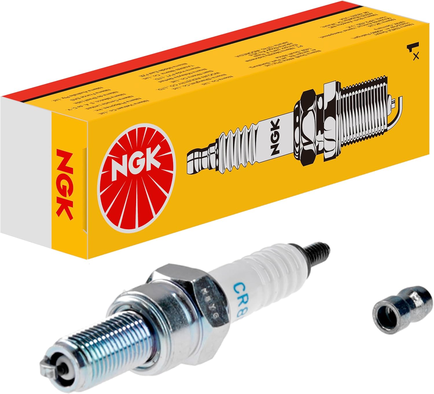 NGK 1275-10PK CR8E Standard Spark Plug, Box of 10