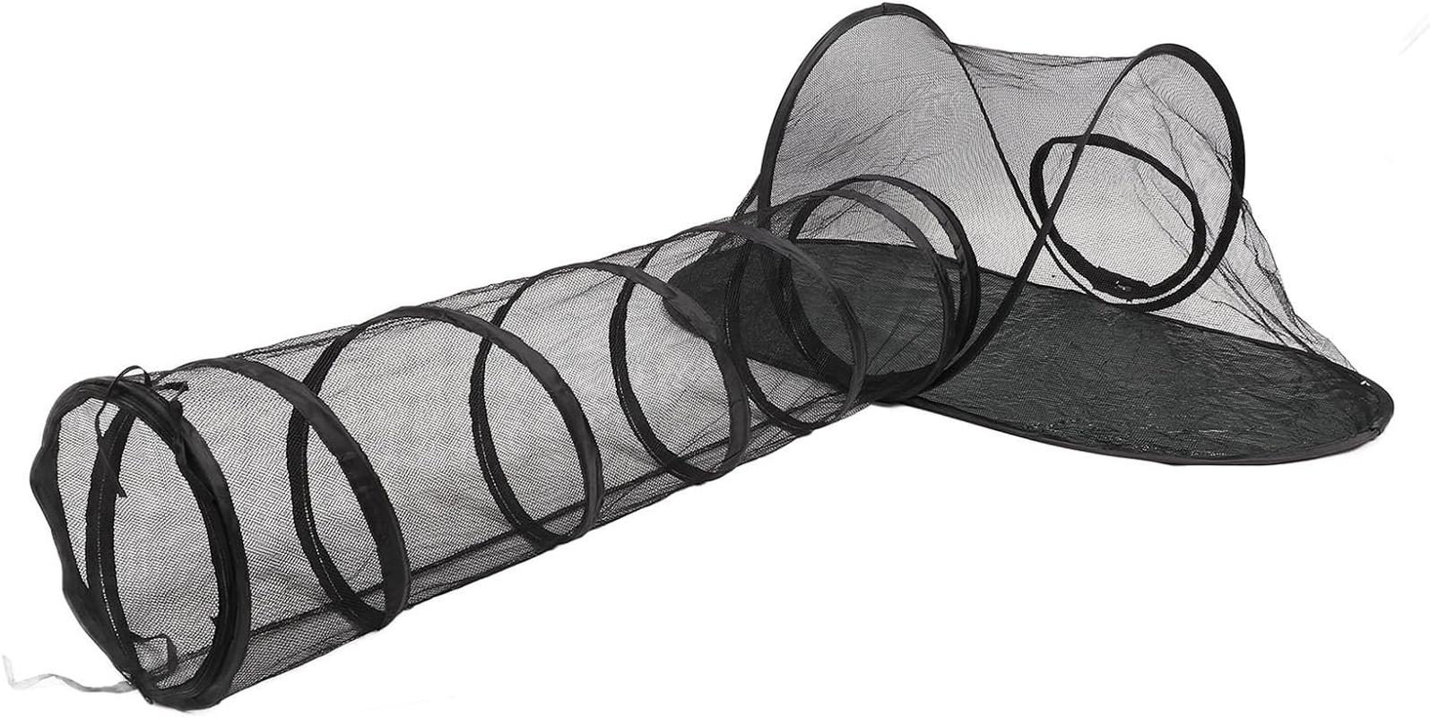 Outdoor Cat Enclosures - Breathable Cat Tent with Tunnel, Collapsible Portable Cat Playpen Catio with Large Space for Dogs Cats image number 6