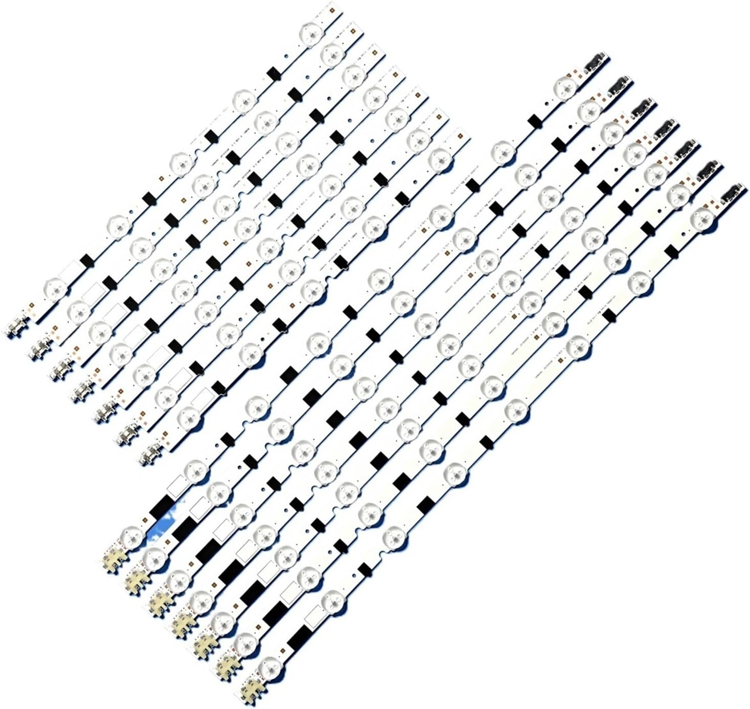 ALMVIS 14Pcs LED Backlight Strip Fit for Samsung UE39F5000AK UE39F5000AW UE39F5300 UE395500AK UE39F5030AK BN96-25302A 25303A 27896A 27897A LED TV Light image number 3